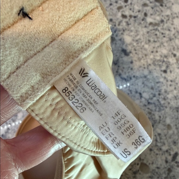 Wacoal nude underwire bra size 38G or 38DDDD - Picture 3 of 5